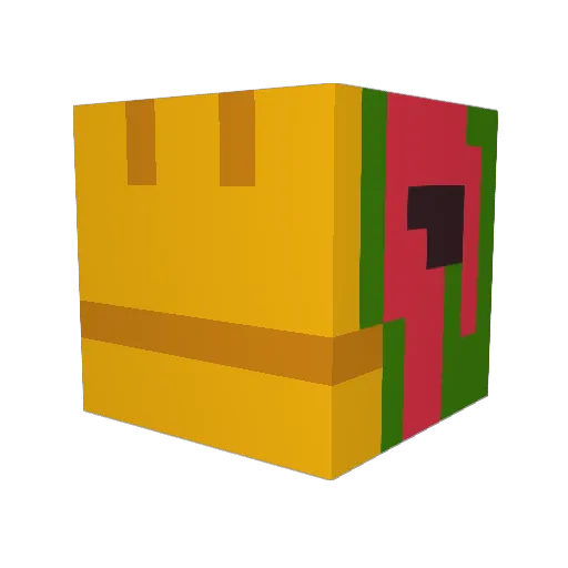 kade017 Minecraft avatar head, 3D render