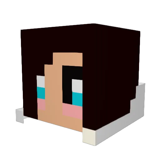 kadeboulder Minecraft avatar head, 3D render