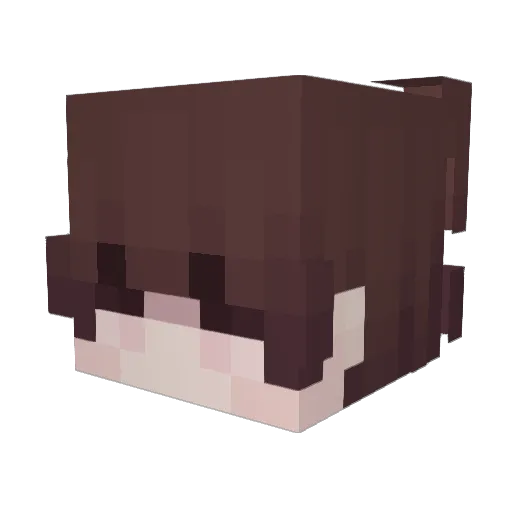kademagic Minecraft avatar head, 3D render