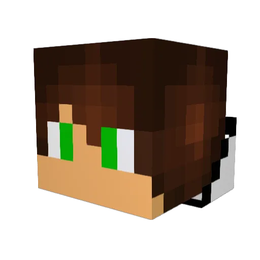 kadenurrea Minecraft avatar head, 3D render