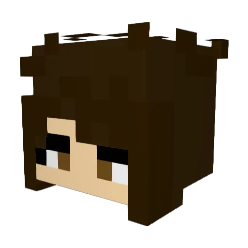 kadeza Minecraft avatar head, 3D render