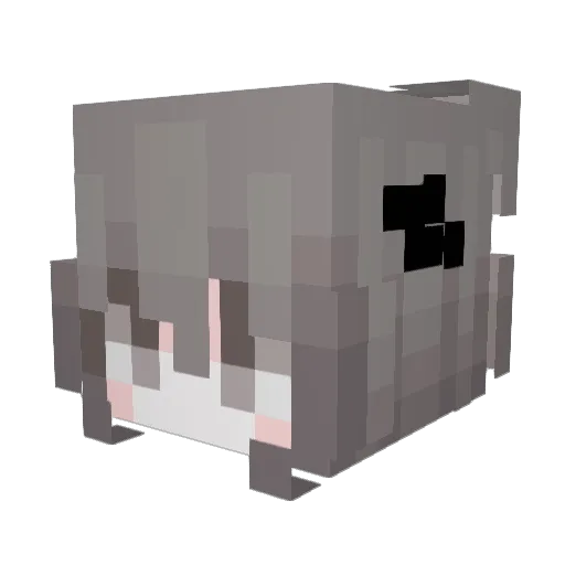 kadlyth Minecraft avatar head, 3D render