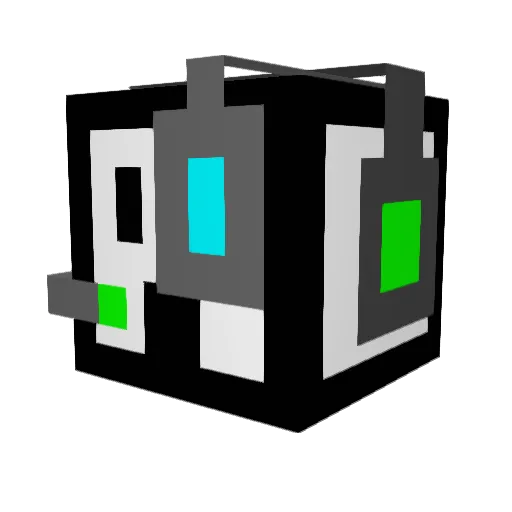 kadumap Minecraft avatar head, 3D render