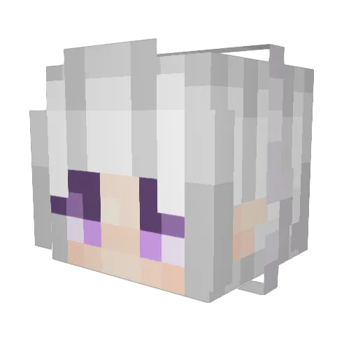 kaduthelegend Minecraft avatar head, 3D render