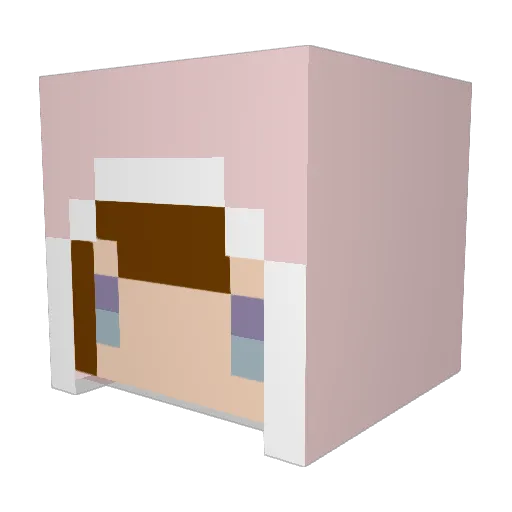kae0605 Minecraft avatar head, 3D render