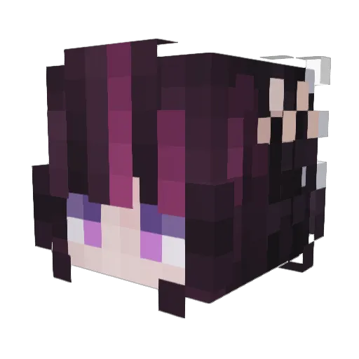 kaees Minecraft avatar head, 3D render