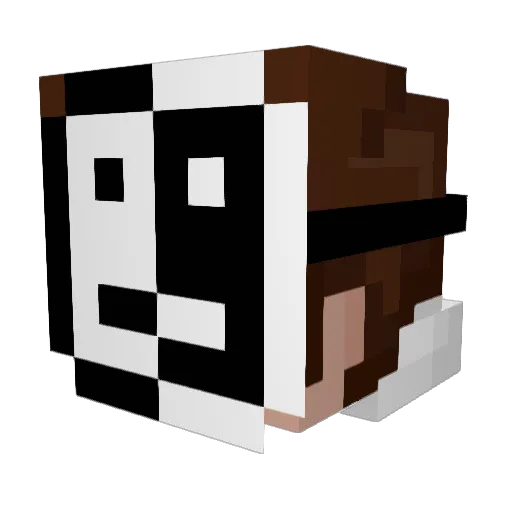 kaeg_ Minecraft avatar head, 3D render