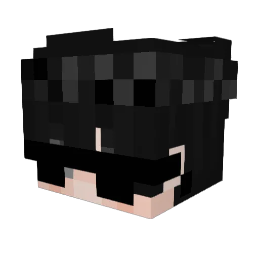 kael_777 Minecraft avatar head, 3D render