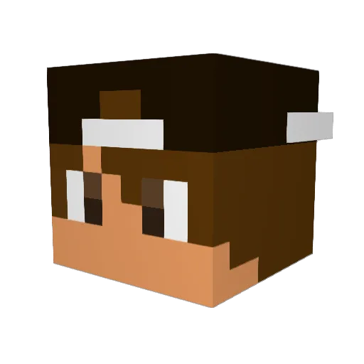 kaelan07 Minecraft avatar head, 3D render