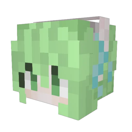 kaelos0 Minecraft avatar head, 3D render