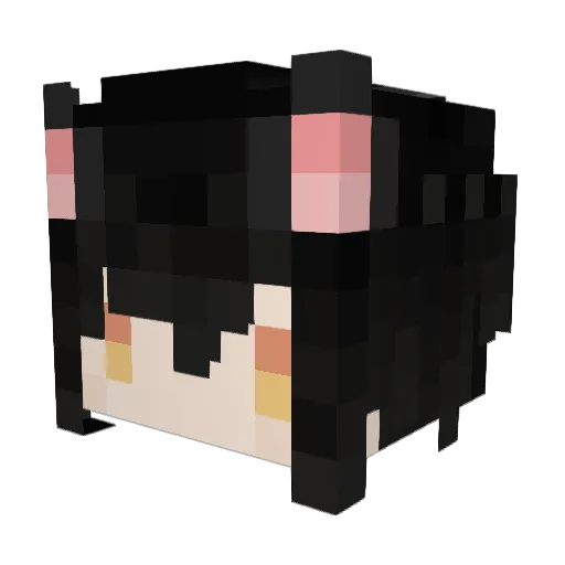 kaer_ncz Minecraft avatar head, 3D render