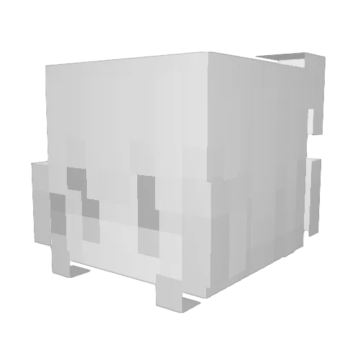 kafabaee Minecraft avatar head, 3D render