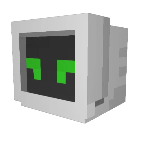 kafandrey Minecraft avatar head, 3D render
