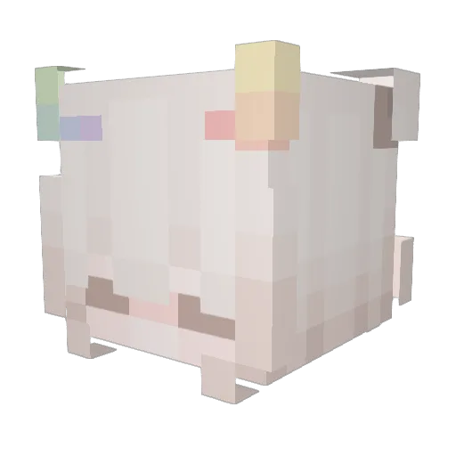 kaffeez Minecraft avatar head, 3D render