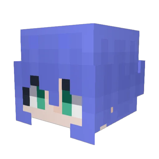 kagami_Setsumi Minecraft avatar head, 3D render