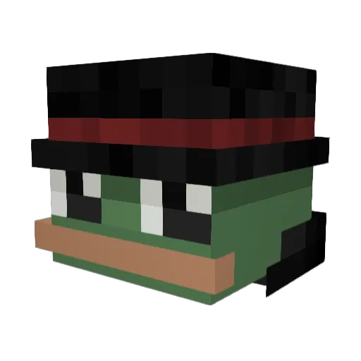 kagan777 Minecraft avatar head, 3D render