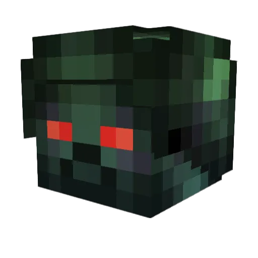 kage0877 Minecraft avatar head, 3D render