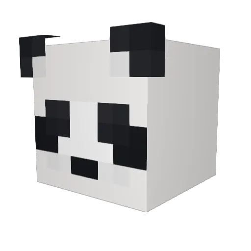 kage111 Minecraft avatar head, 3D render