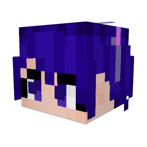 kagiyama64 Minecraft avatar head, 3D render