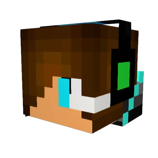 kagwtya0810 Minecraft avatar head, 3D render