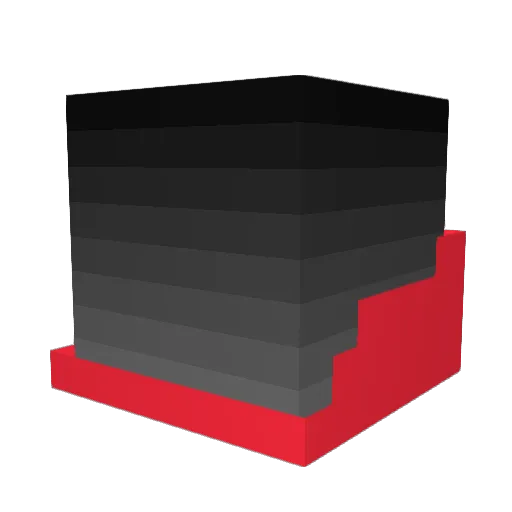 kagxx Minecraft avatar head, 3D render
