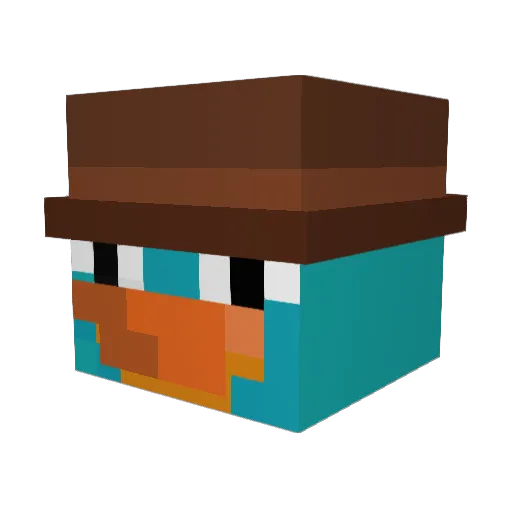 kahee511 Minecraft avatar head, 3D render