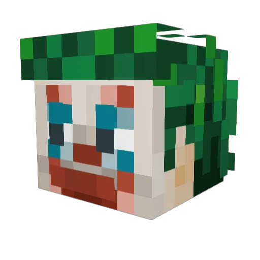 kahei11 Minecraft avatar head, 3D render