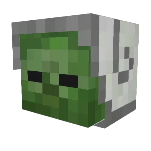 kahlel42 Minecraft avatar head, 3D render