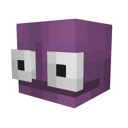 kahnni Minecraft avatar head, 3D render