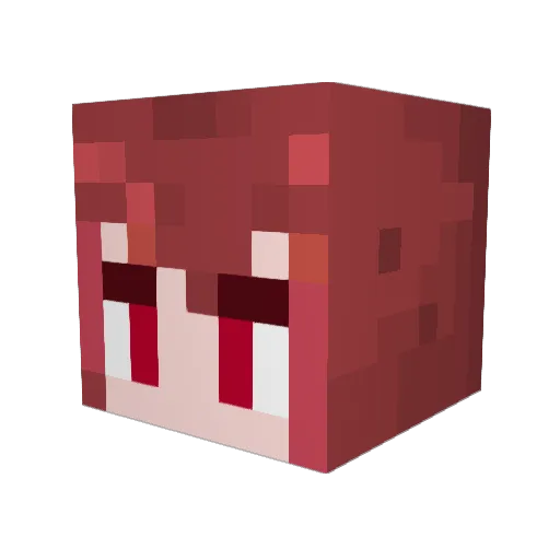 kaho0625 Minecraft avatar head, 3D render