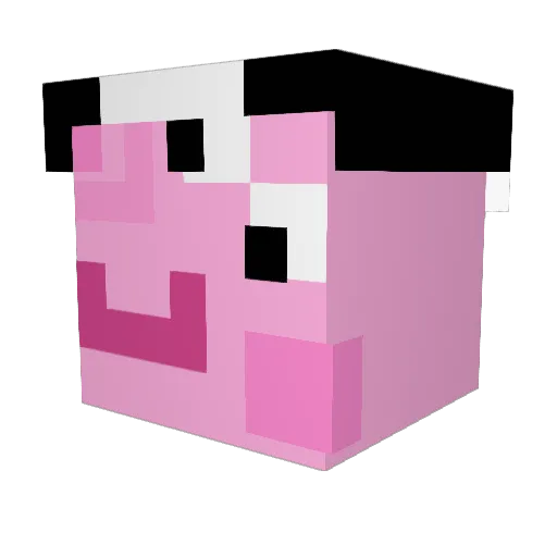 kahurst8 Minecraft avatar head, 3D render