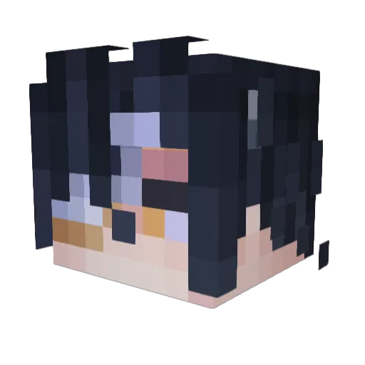 kai0214 Minecraft avatar head, 3D render