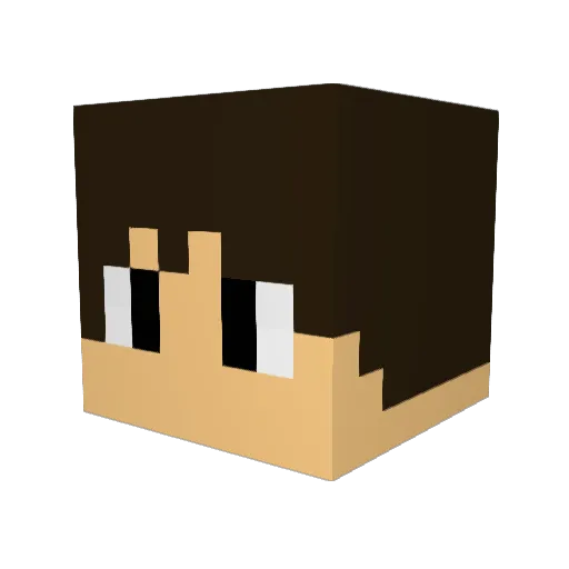 kai058 Minecraft avatar head, 3D render