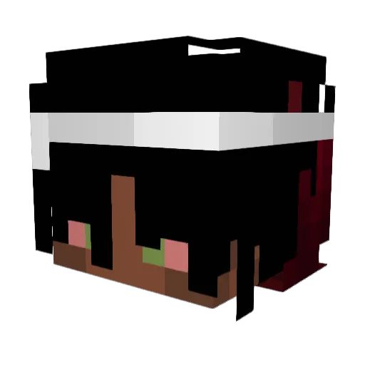 kai101gaming Minecraft avatar head, 3D render