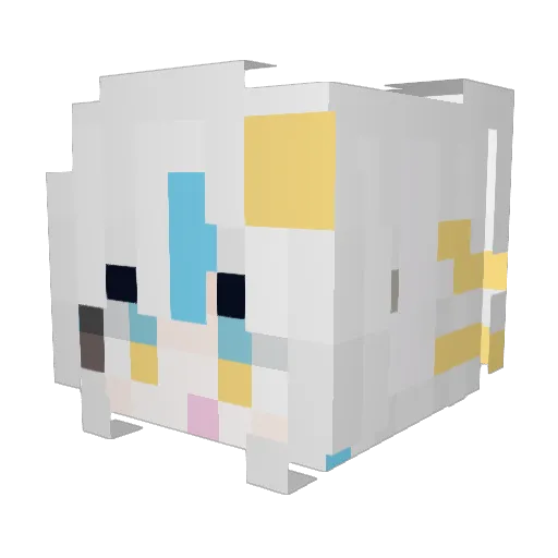 kai1292 Minecraft avatar head, 3D render