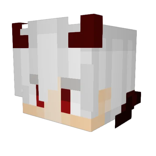 kai1325 Minecraft avatar head, 3D render
