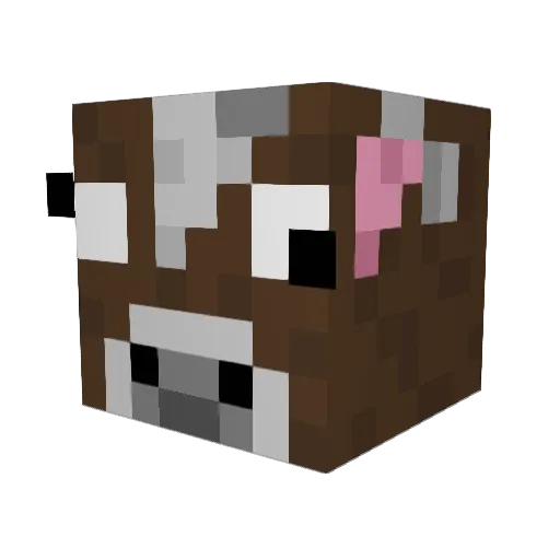 kaiZU5E Minecraft avatar head, 3D render