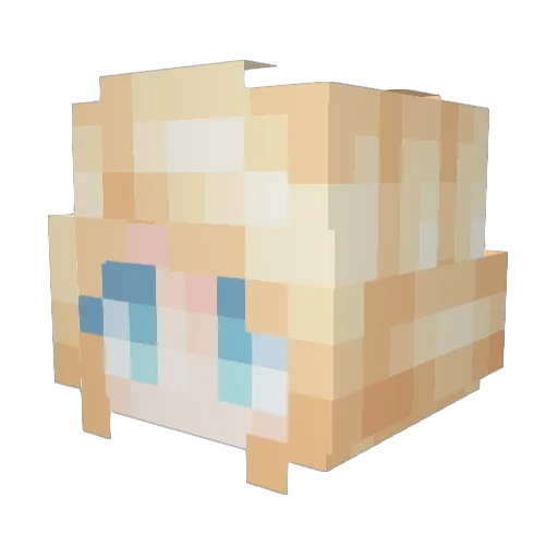 kai__yi Minecraft avatar head, 3D render