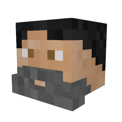kai_mines_you Minecraft avatar head, 3D render