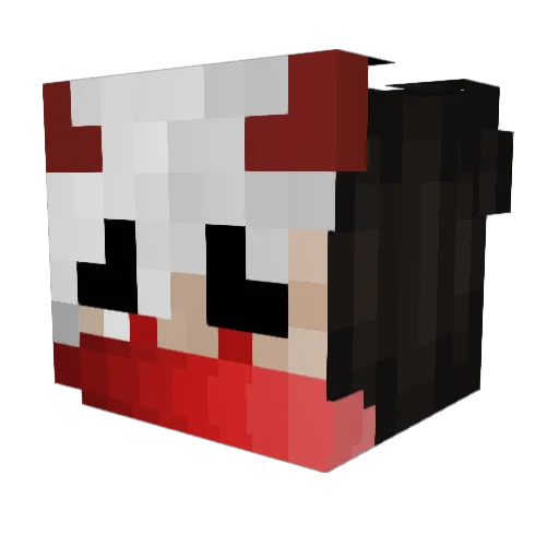 kai_sammy Minecraft avatar head, 3D render