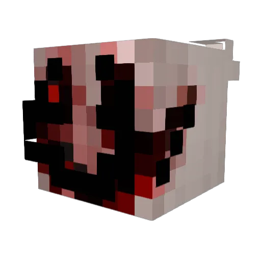 kai_te Minecraft avatar head, 3D render