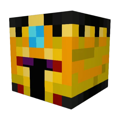 kaicraft44 Minecraft avatar head, 3D render