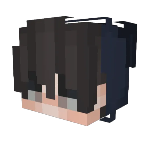 kaicytb Minecraft avatar head, 3D render