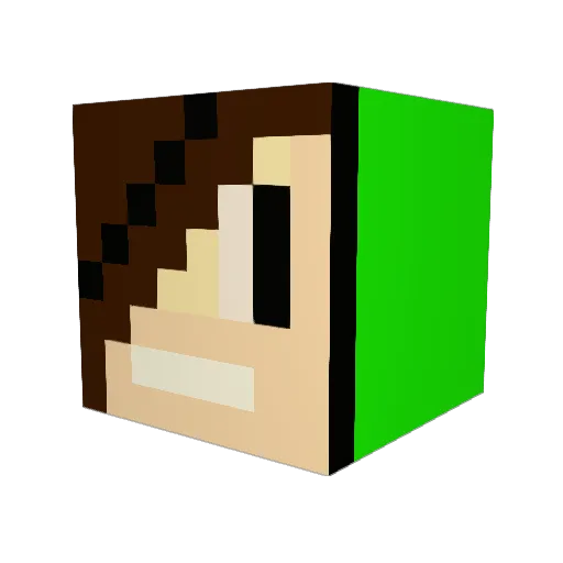 kaiden246810 Minecraft avatar head, 3D render
