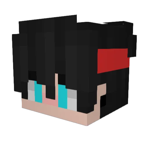 kaido_g Minecraft avatar head, 3D render
