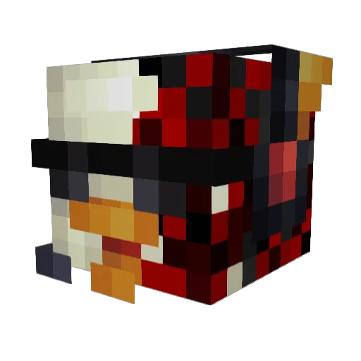 kaiedn Minecraft avatar head, 3D render