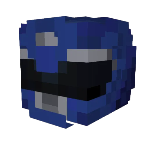 kaiexe Minecraft avatar head, 3D render