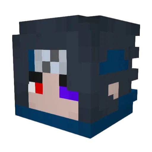kaiged11 Minecraft avatar head, 3D render