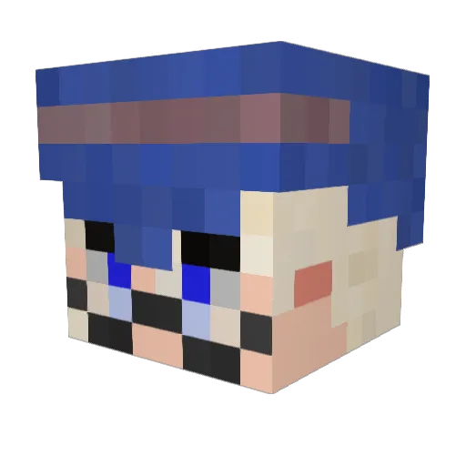 kaigetu93 Minecraft avatar head, 3D render