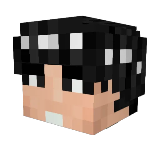 kaiiiiii77 Minecraft avatar head, 3D render